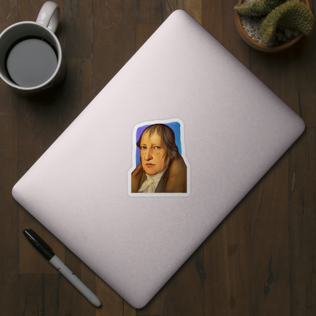 German Philosopher Georg Wilhelm Friedrich Hegel illustration by Litstoy 